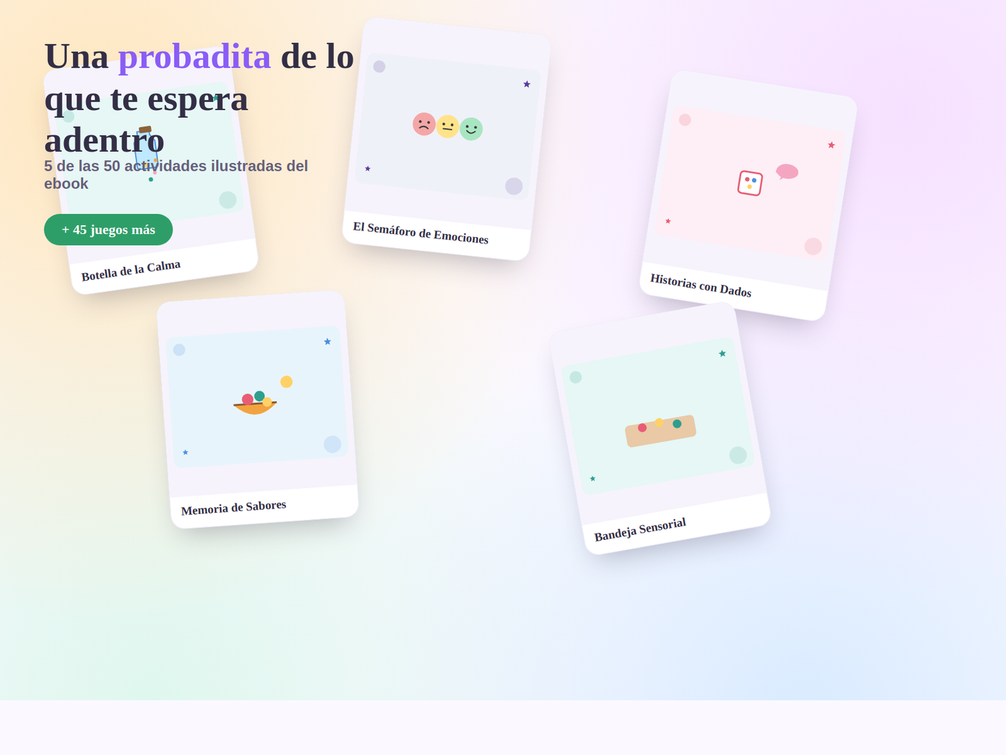50 Neuro Juegos para Niños de 3 a 5 años | Ebook Digital Descargable